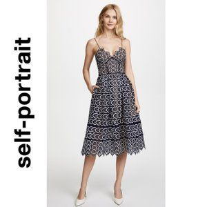 New with Tags Self-Portrait Sweetheart Azaelea Lace Dress Size 4